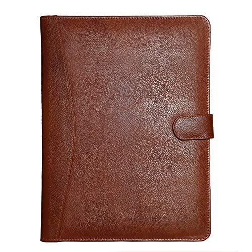 HYATT Leather Accessories Tan Leather File Folders (A-4 Size)