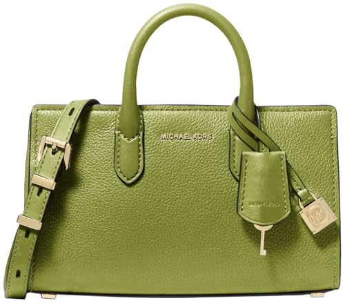 Michael Kors Scarlett Extra-Small Crossbody Bag, Gold-Tone Hardware/Meadow Green