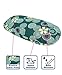 JAVOedge Blue Cherry Blossom Print Eyeglass Clam Shell Style Case with Bonus Microfiber Glass Cleaning Cloth