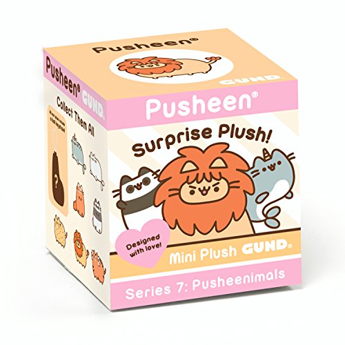 GUND Pusheen Surprise Plush Blind Box Series #7: Pusheenimals, Multicolor