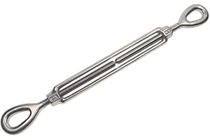 MarineNow Eye Eye Open Body Marine Turnbuckle 316 Stainless Steel Choose Size and Pack Quantity