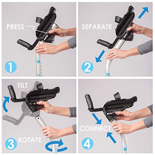M+D Forearm Crutches Adult, Adjustable Between Platform Crutches