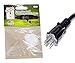 (Original Inventor & US Mfr) Rain Block® Weatherproof Gaskets for Outdoor Electrical Connections. (5 Pack) Great for Christmas Lights, Outdoor Pumps, generators, Landscape Lighting, Pond Pumps...