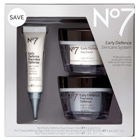 No7 early defence skincare system