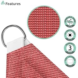 SunnyRoyal Sun Shade Sail 8'x16' Rectangle Canopy