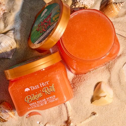 Tree Hut Bikini Reef Shea Sugar Scrub | Exfoliating Body Scrub Removes Dead, Dry Skin for a Soft & Hydrated Feel | Nourishing Essential Body Care | 18 fl oz. - Image 3
