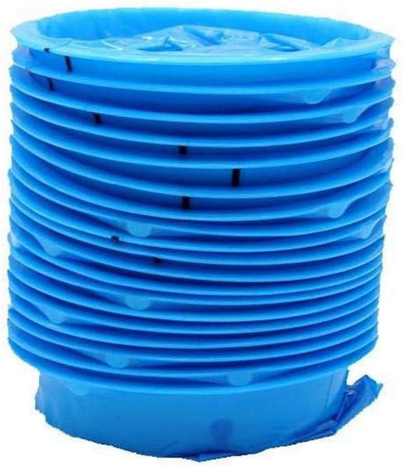 SUNDELY® Blue Disposable Emesis Bag Sickness Vomit Seal Bag Plane Motion Car Sea (10PCS)