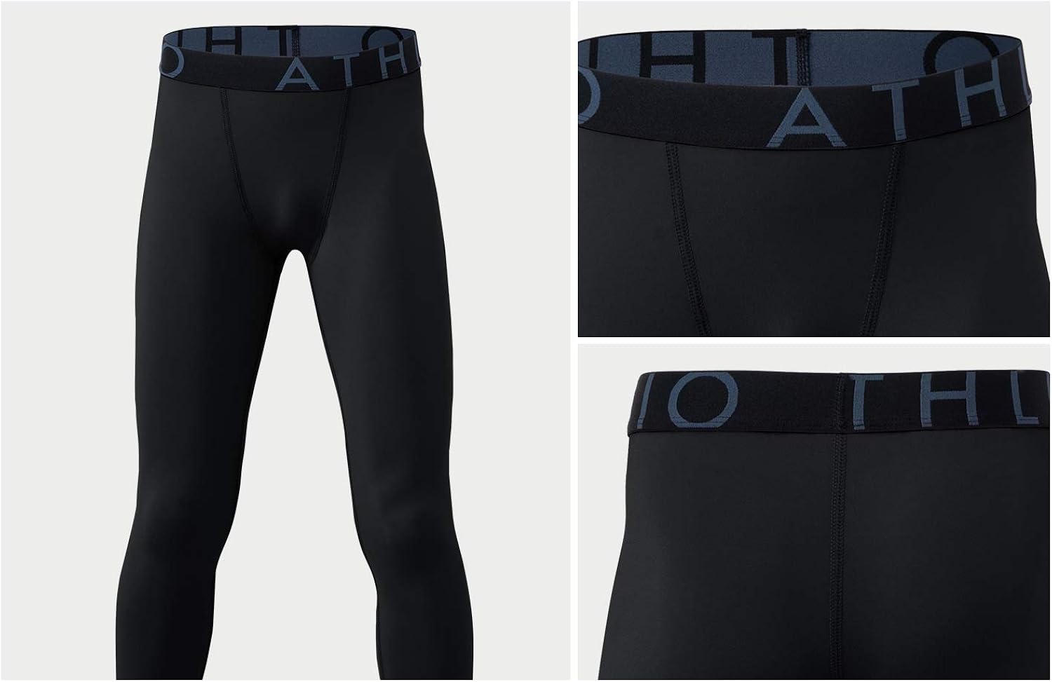 ATHLIO Kid's Compression Running Baselayer Cool Dry Sports Top & Bottom Set: Clothing