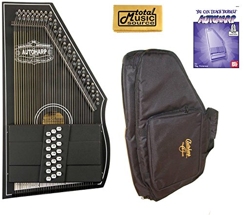 Oscar Schmidt 1930's Reissue Original Design Autoharp, 21 Chord, Black, OS73C - Thumbnail 6