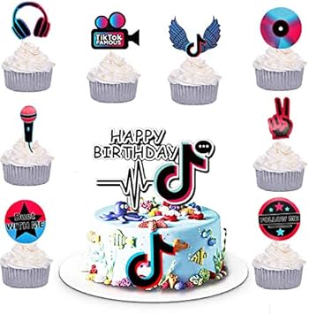 Tik Tok Party Supplies Music Theme Tik Tok Happy Birthday Cake Topper Creative Tik Tok Cake Topper Birthday Party Decorations For Boys And Girls Uni Fine 38pcs Music Note Happy Birthday Cake Topper Tik Tok Party Supplies Music Theme Tik Tok Happy Birthday Cake Topper Creative Tik Tok Cake Topper Birthday Party Decorations For Boys And Girls Uni Fine 38pcs Music Note Happy Birthday Cake Topper