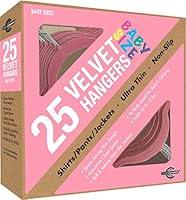 Closet Complete Baby Velvet Perchas ultra delgadas antideslizantes.