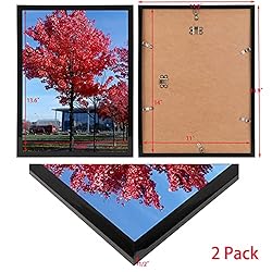 Medog 11x14 Picture Frame Black Set of 2 Display