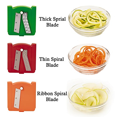 Farberware 5163767  Spiraletti Spiral Vegetable Slicer with Three Colored Blades