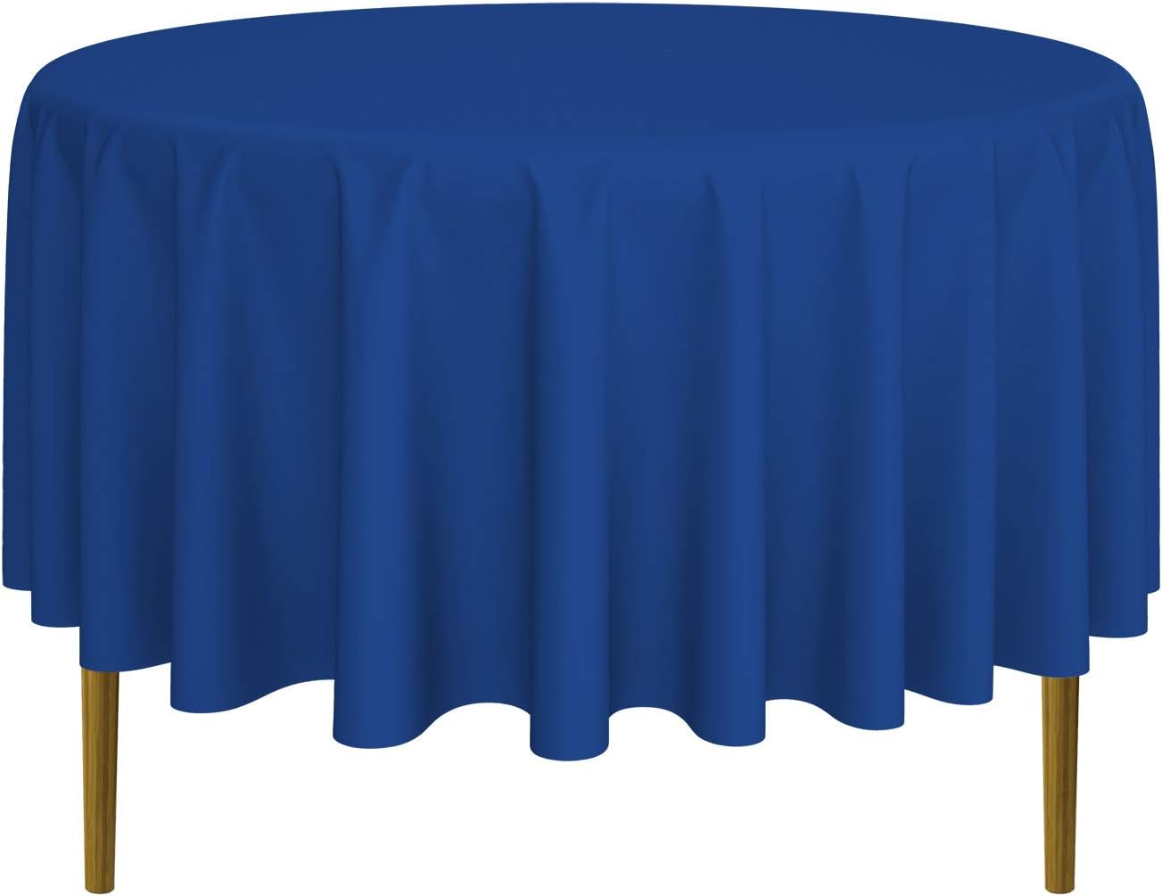 Best round table cloth royal blue