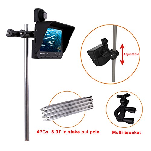Gobing-Fishing-Finder-43-inch-TFT-LCD-Dual-Camera-Underwater-Fishing-System-Kit-for-BoatKayakIceRockLake-Fishing-Support-TF-Card-32G