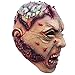 MOLEZU Horror Mask, Latex Monster Scary Mask Suit for Costume Party Halloween Props (Yellow and Red)