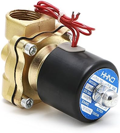GUINV 3/4" 220V Electric Solenoid Valve Pneumatic 2 Port Water Oil Air Gas 2W-200-20