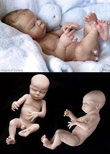 Bountiful Baby Max Boy 14" Reborn Full Vinyl Doll Kit - Anatomically Correct Male Torso - Preemie Size - Made from Extra Soft Babyskin(tm) Vinyl
