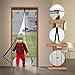 WENFENG Magnetic Screen Door with Heavy Duty Mesh Curtain, Mesh Bug Screen Door with Magnets,Full Frame Curtain Fits Door Size up to 34