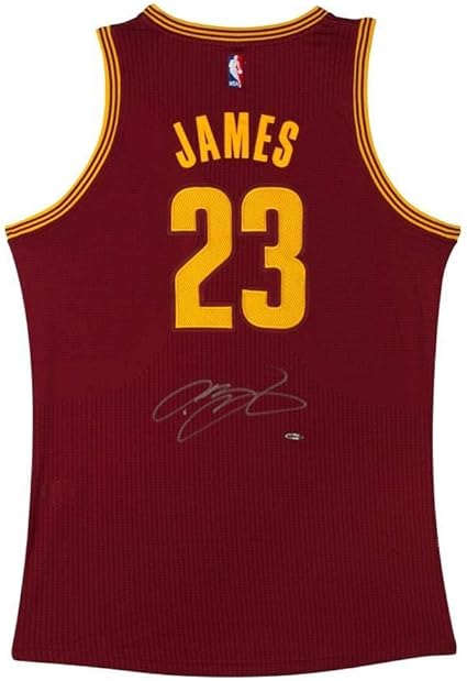 lebron james signed jersey