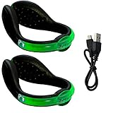 Rechargeable LED Safety Light Flashlight for Runners Joggers Biker Walkers- Light Up Shoe Clip Spur Reflective Gear for Running Cycling Biking Walking