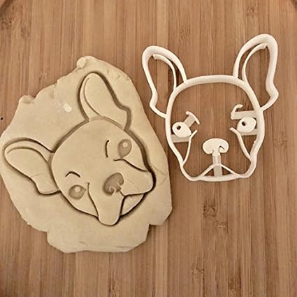 Amazon Max The French Bulldog クッキーカッターと犬のおやつカッター 犬の顔 Free Thought Designs クッキー型 通販