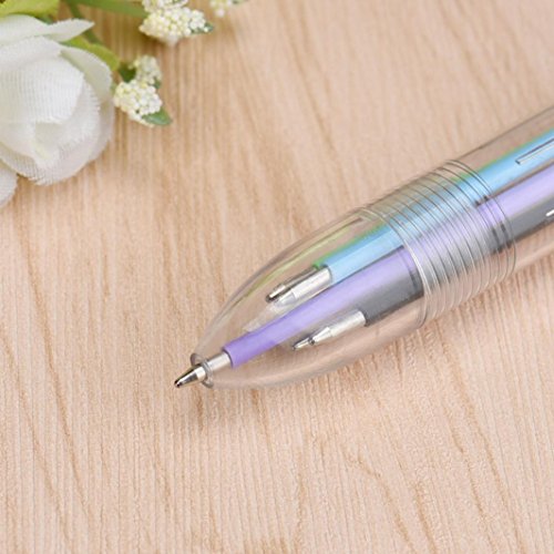 VESNIBA Unique Rollerball Pen, 4PCS New Cute Wing Feather Ballpoint Ink Pens Gel Pens Creative Stationery Student Gift (Multicolor1)