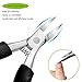 BEZOX Ingrown Toenail Clippers - Precision Thick Toe Nail Clipper for Ingrown and Curly Nails, Comfort Grip Fingernail Clipper, Ergonomic Handle Toenail Scissors for Seniors