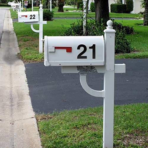 Becizy 4 Inch House Letters A, Selfadhesive House Letters Numbers