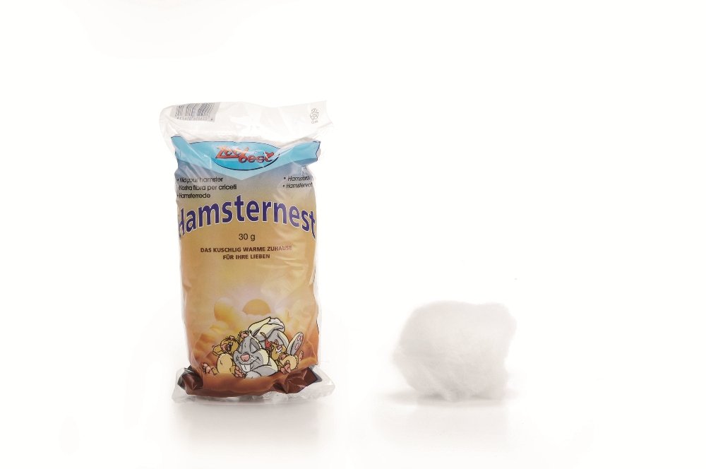 Beeztees Rodent Nesting Material, 30 g, White