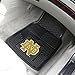 FANMATS 13253 Notre Dame Fighting Irish 2-Piece Heavy Duty Vinyl Car Mat Set, Front Row Floor Mats, All Weather Protection, Universal Fit, Deep Resevoir Design - ND Primary Logo