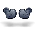 Jabra Elite 3 True Wireless Earbuds with Wireless Charging Enabled Case, Noise Isolation Buds with 28 Hours of Battery Time, Navy (Renewed)
