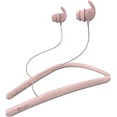 Hmusic HS88 Sleep Earbuds for Side Sleepers,Neckband Bluetooth Sleeping Headphones,-30dB Noise Isolate,Flat Thin Soft Silicone Earplug,12H Playtime w/Timer, for Yoga,Read,Air Travel,Audio Book