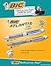 BIC Atlantis Ultra Comfort Retractable Ballpoint Pen, Assorted Barrel Colors, Medium Point (1.0mm), Black