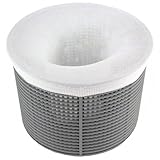 20-Pack California Home Goods Pool Skimmer Socks, Filter Savers for Baskets and Skimmers, Fine Mesh Screen Sock Liner for Basket Filters