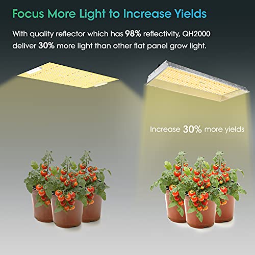 Ativia Latest QH2000 LED Grow Lights for Indoor Plants with Samsung