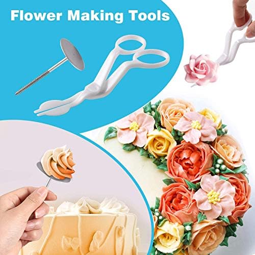 Popolic Plateau Tournant de Gâteau,Kit de Pâtisserie 120pcs Décoration Professionnel Ustensiles en Silicone, Outils Ustensiles de Pâtisserie Spatule Glaçage pour Cuisine Décoration de Gâteaux - Cuisine A Vivre Popolic Plateau Tournant de Gâteau,Kit de Pâtisserie 120pcs Décoration Professionnel Ustensiles en Silicone, Outils Ustensiles de Pâtisserie Spatule Glaçage pour Cuisine Décoration de Gâteaux