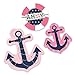 Big Dot of Happiness Ahoy - Nautical Girl - DIY Shaped Baby Shower or Birthday Party Cut-Outs - 24 Count