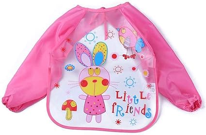 Tablier De Peinture Enfants Art Blouse Bebe Bavoir Etanche Eva A Manches Longues Maternelle Vetements Printemps Garcons Filles Bavoirs Pour Dessin Cuisine Alimentation Amazon Fr Cuisine Maison