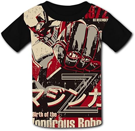 ZeroBNB Mazinger Z Youth Casual T-Shirt Short Sleeve for Kids
