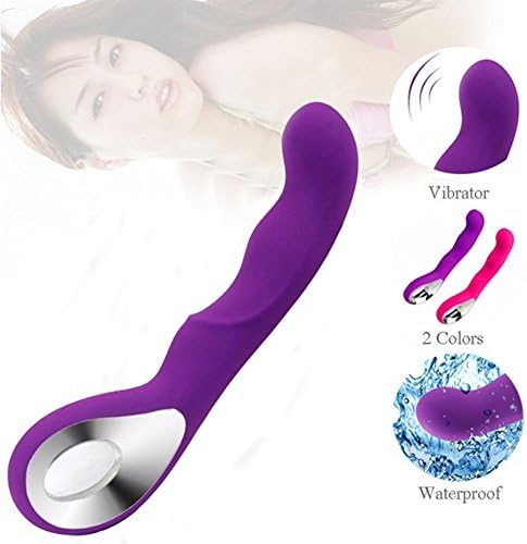 HouRan 10 Multi-Speed C-Spot Vibrate USB Rechargeable Vibre Rabbit Toys Finger Shape Massager Toys for Women Female Pleasure(Purple)-1018