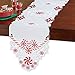 Collections Etc Peppermint Candy Elegant Christmas Table Linens, Runner