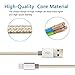 iPhone Charger Chamfind,iPhone Lightning to USB Cable (3Pack 6FT) Syncing and Charging Cord for iPhone7 Plus 6 6s Plus 5 5s 5c SE, iPad Air,Mini Air Pro iPod (GoldSilver)