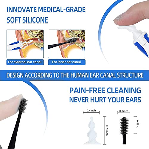 2021 Q Grips Ear Wax Remover Tool Safe Ear Wax Removal Tool, 16 Pcs