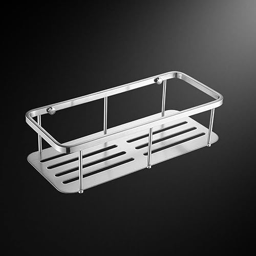 Satina Single Rectangle Chrome Shower Caddy 25x11x4cm Made in Sweden by