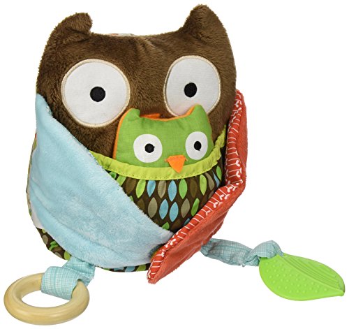 image for Skip Hop Baby Treetop Friends Hug-and-Hide Wise Owl Activity Toy, Mult