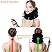 Neck Traction Ohuhu Neck Cervical Traction Collar Device for Neck Shoulder Back Head Pain Relief Inflatable Spine Alignment Pillow, Dark Blue Father's Day Gift