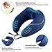 ONSON Travel Pillow - 100% Pure Memory Foam Neck Pillow - U-Shaped Airplane Car Flight Pillow, Breathable and Comfortable 360-Degree Head Support, Ultra Plush Velour Cover