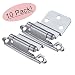 Cosmas 17128-CH Polished Chrome Cabinet Hardware Hinges 3/8" Inset - 10 Pair Pack