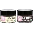 Eco Lips LIP SUGAR SCRUB 2 Pack (2-0.5oz jars) 100% Organic Lip Care Treatment with Organic Sugar & Coconut Oil - Gently Exfo
